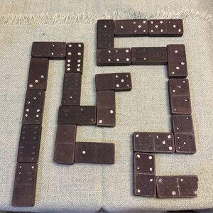 Vintage Black Dominos, Possibly Antique
